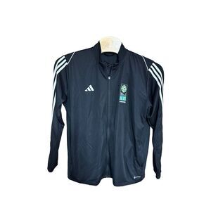 Adidas Mens Zip Front Jacket FIFA Womens's World Cup 2023 Black 2XL (XXL)